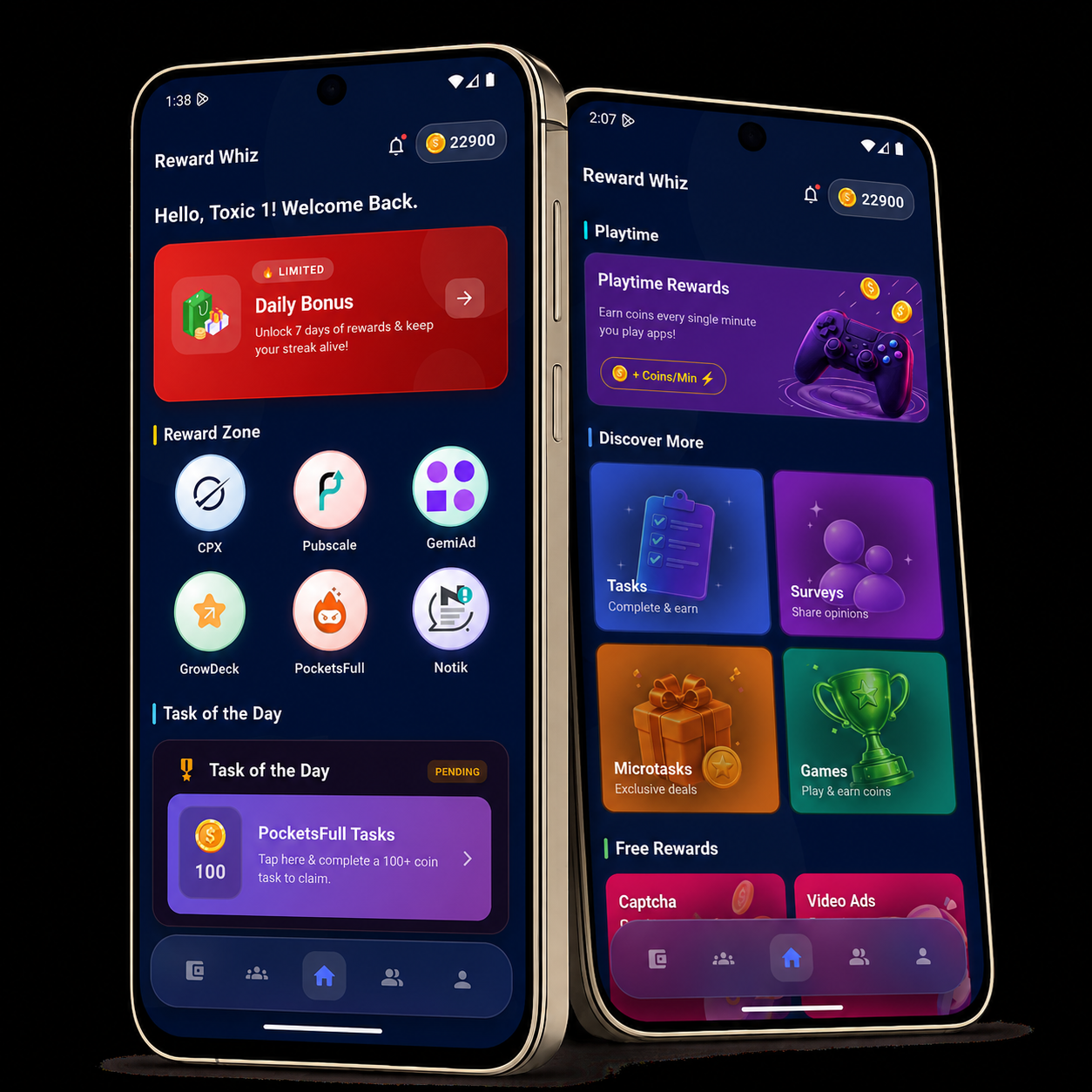Reward Whiz App Screen